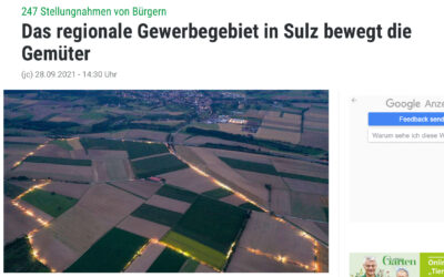 Das regionale Gewerbegebiet in Sulz bewegt die Gemüter