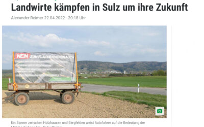 Landwirte kämpfen in Sulz um ihre Zukunft