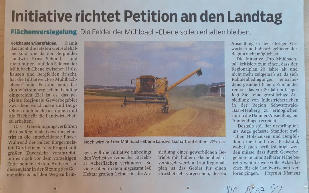Petition an den Landtag