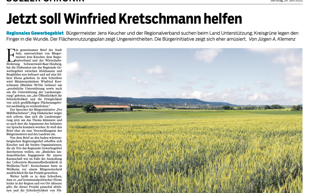 Jetzt soll Winfried Kretschmann helfen